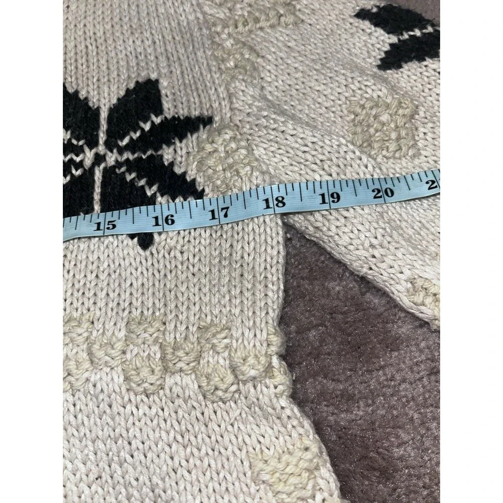 RARE Vtg 90s Ralph Lauren Polo Sport Nordic Aztec American Flag Sweater S